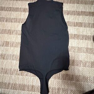 SKIMS Black Sleeveless Bodysuit